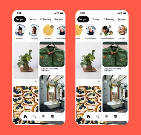 Les Idea Pins de Pinterest ressemblent aux stories des réseaux sociaux