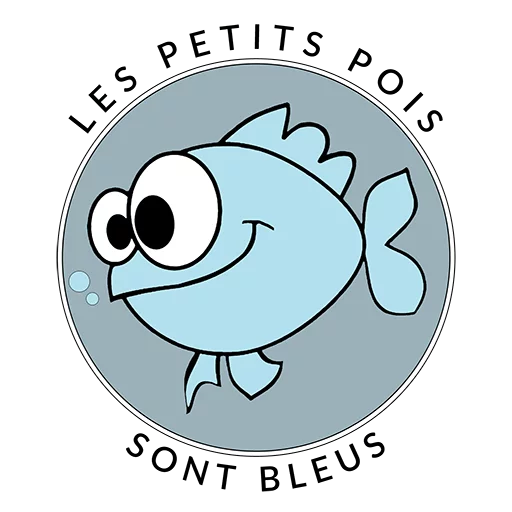 logo Les Petits Pois sont Bleus