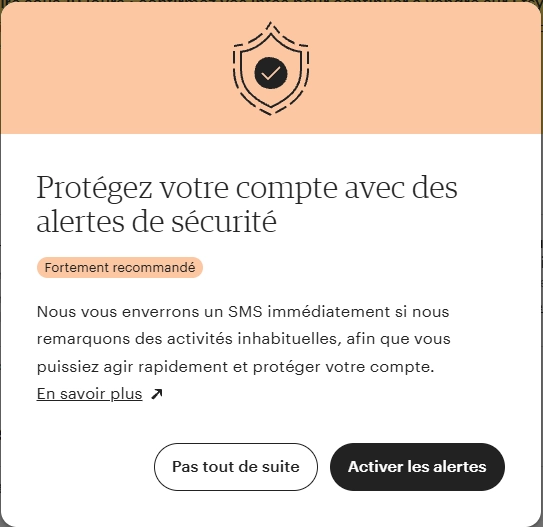 compte-etsy-alertes Une couche de sécurité supplémentaire pour sécuriser le compte des vendeurs Etsy.